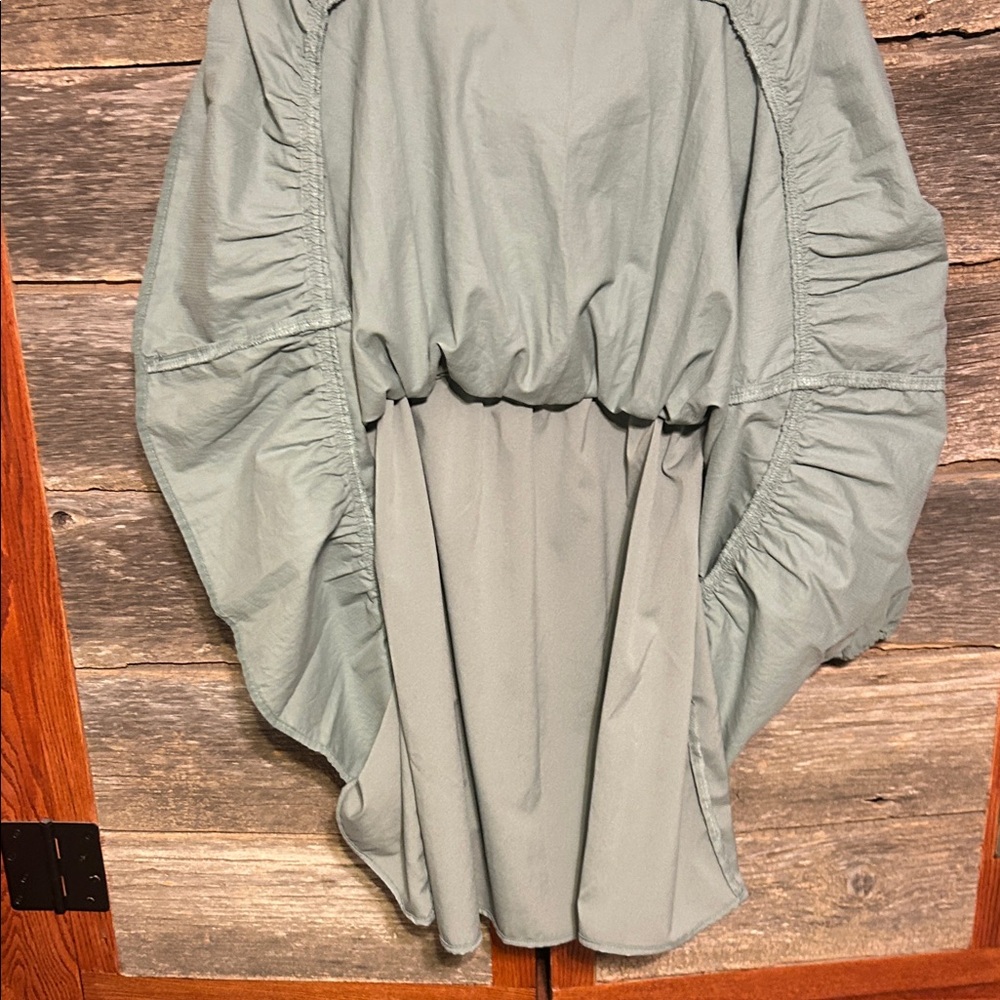 American Eagle Outfitters Women’s Green Long Sleeve Smocked Corduroy Dress Sz XL - Picture 10 of 12